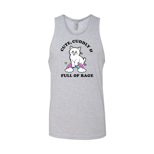 Men's | Rage Kitty | Tank Top - Arm The Animals Clothing LLC