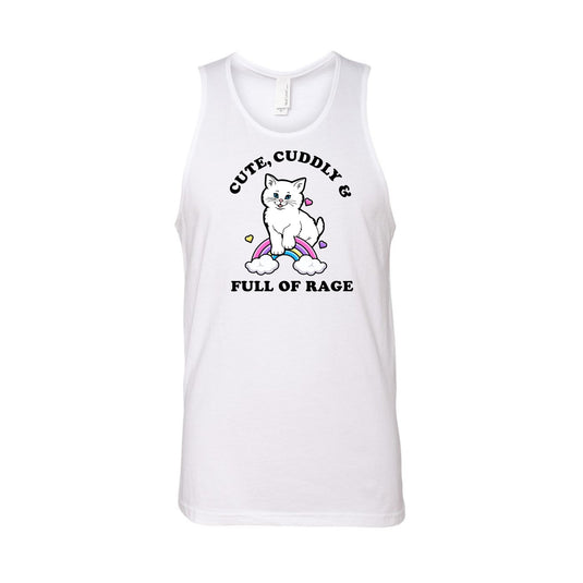 Men's | Rage Kitty | Tank Top - Arm The Animals Clothing LLC