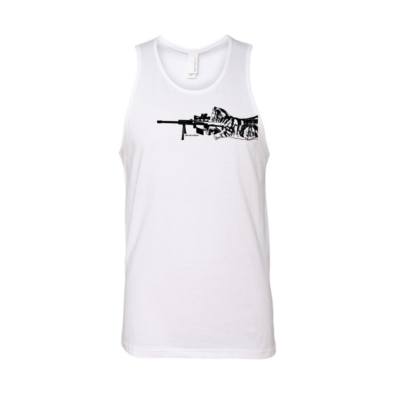Load image into Gallery viewer, Men&#39;s | Scout Snipurr | Tank Top - Arm The Animals Clothing LLC
