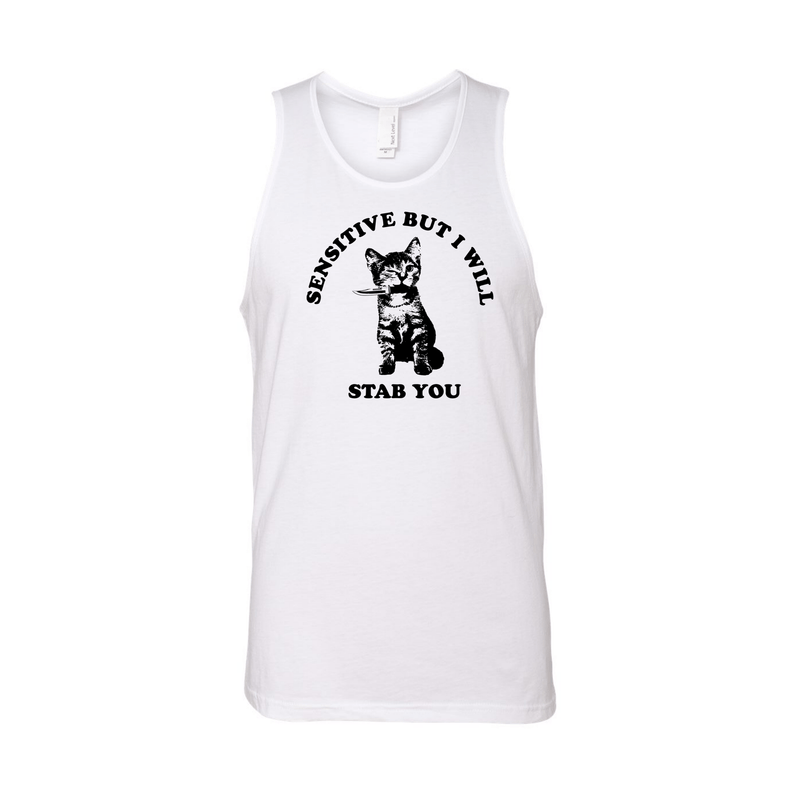 Load image into Gallery viewer, Men&#39;s | Sensitive | Tank Top - Arm The Animals Clothing LLC
