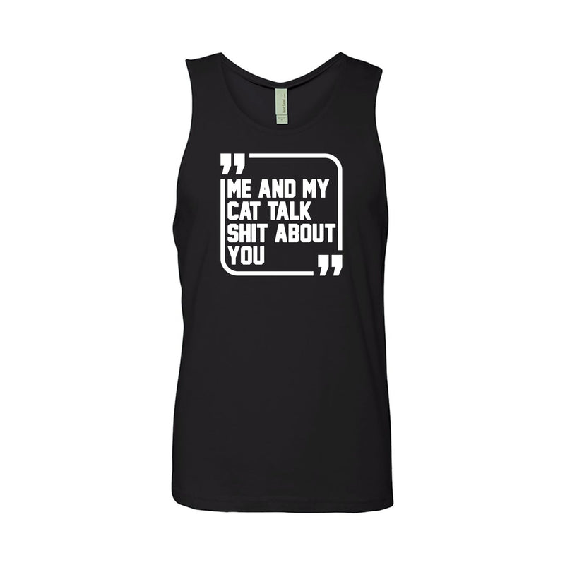 Load image into Gallery viewer, Men&#39;s | Sh*t Talker - Cat | Tank Top - Arm The Animals Clothing LLC
