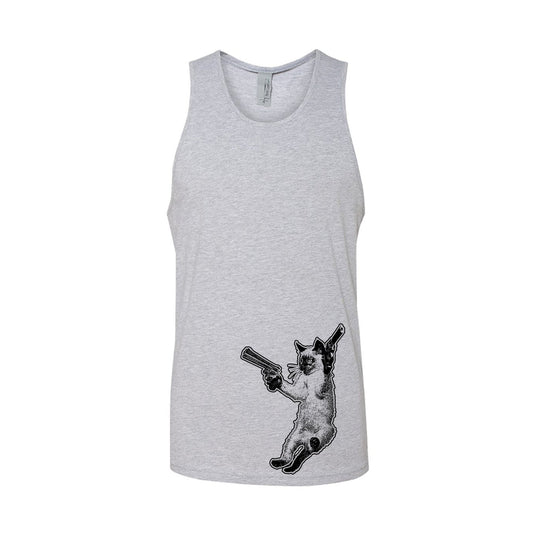 Men's | The Cat And The Gat | Tank Top - Arm The Animals Clothing LLC