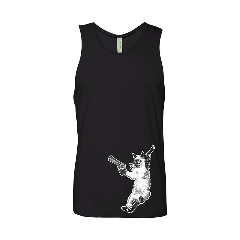 Load image into Gallery viewer, Men&#39;s | The Cat And The Gat | Tank Top - Arm The Animals Clothing LLC
