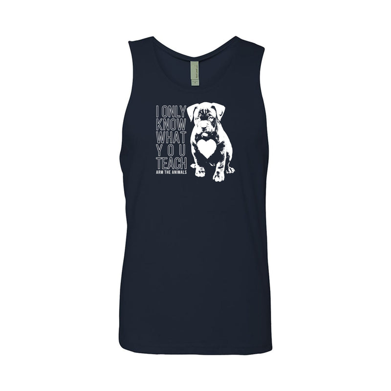 Load image into Gallery viewer, Men&#39;s | What You Teach | Tank Top - Arm The Animals Clothing LLC

