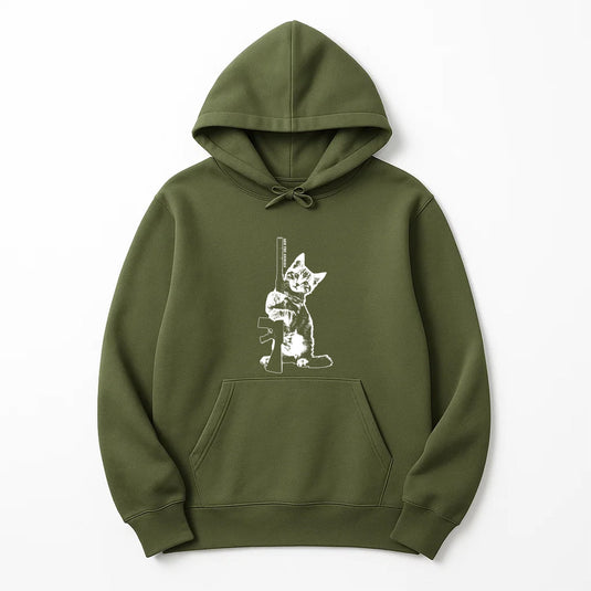 Unisex | Ain't Kitten Around | Hoodie - Arm The Animals Clothing LLC