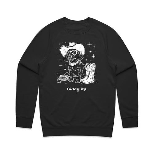 Unisex | Giddy Up | Crewneck Sweatshirt - Arm The Animals Clothing LLC