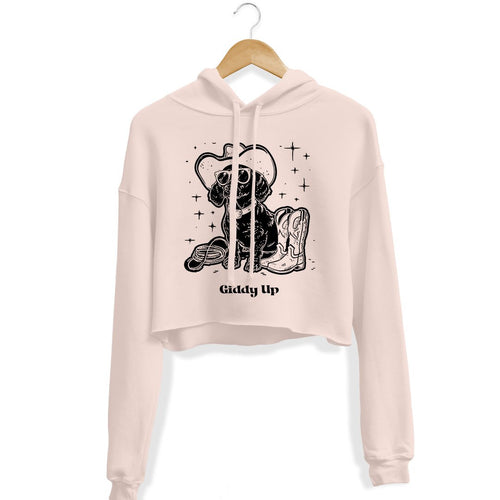 Unisex | Giddy Up | Crop Hoodie - Arm The Animals Clothing LLC