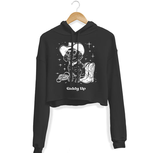 Unisex | Giddy Up | Crop Hoodie - Arm The Animals Clothing LLC