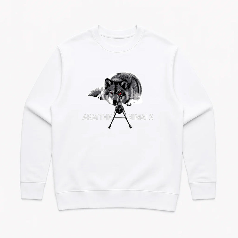 Load image into Gallery viewer, Unisex | M - 16 Wolf | Crewneck Sweatshirt - Arm The Animals Clothing LLC
