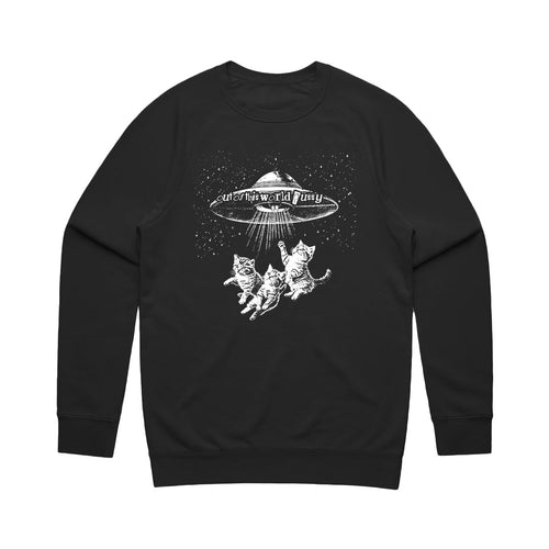 Unisex | Out Of This World Pussy 2 | Crewneck Sweatshirt - Arm The Animals Clothing LLC