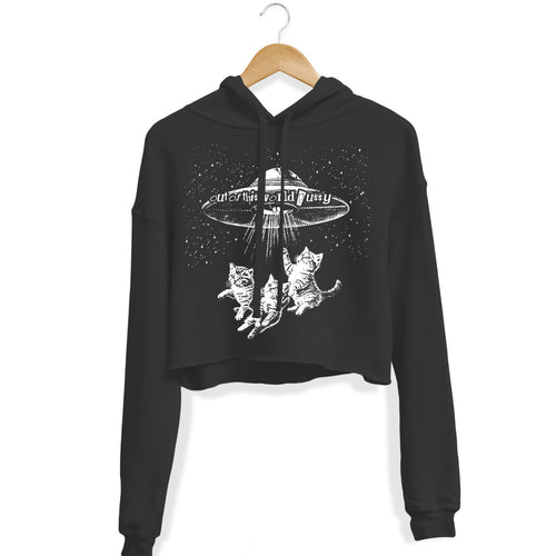 Unisex | Out Of This World Pussy 2 | Crop Hoodie - Arm The Animals Clothing LLC