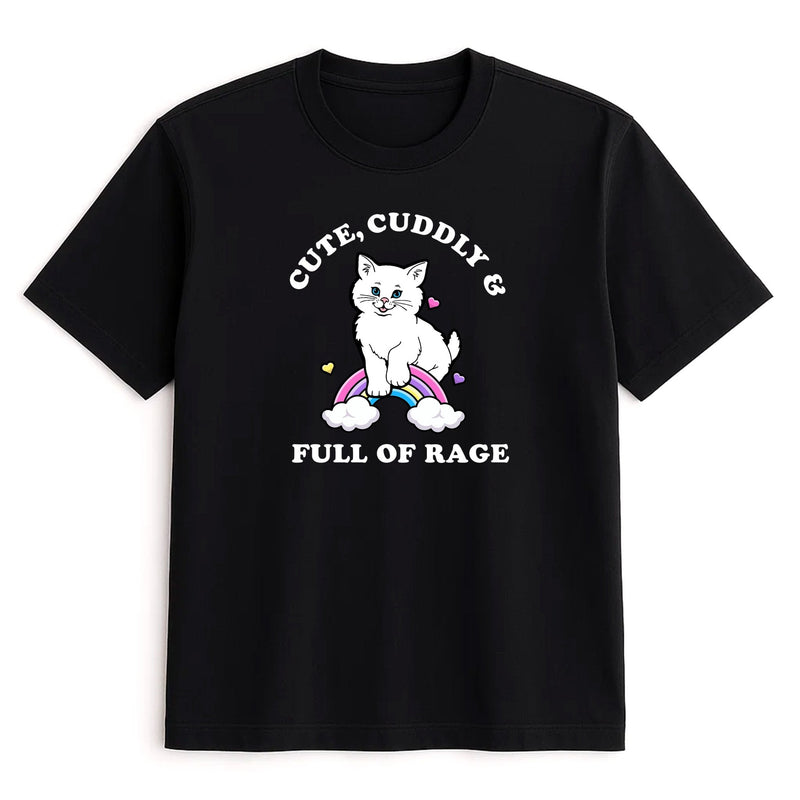 Load image into Gallery viewer, Unisex | Rage Kitty | Tee - Arm The Animals Clothing LLC
