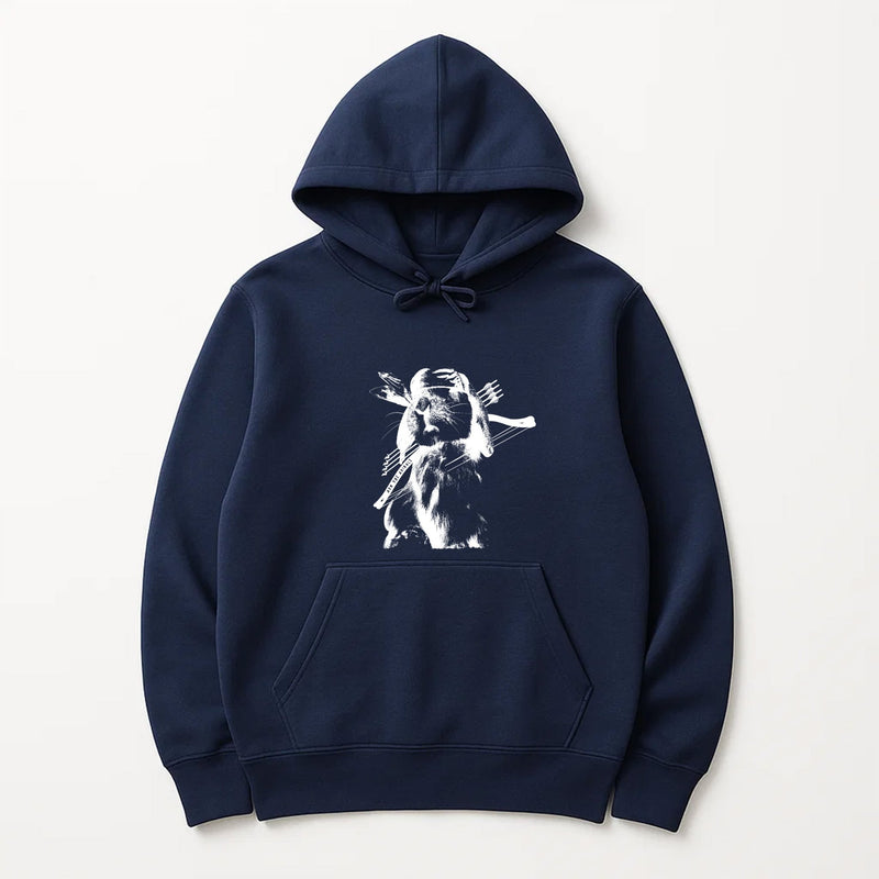 Load image into Gallery viewer, Unisex | Rambo Bunny | Hoodie - Arm The Animals Clothing LLC
