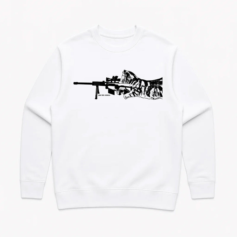 Load image into Gallery viewer, Unisex | Scout Snipurr | Crewneck Sweatshirt - Arm The Animals Clothing LLC
