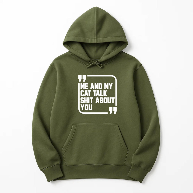 Load image into Gallery viewer, Unisex | Sh*t Talker - Cat | Hoodie - Arm The Animals Clothing LLC
