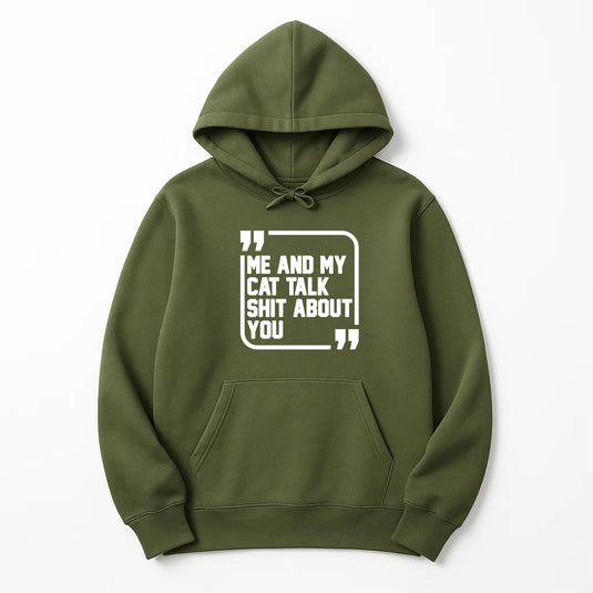 Unisex | Sh*t Talker - Cat | Hoodie - Arm The Animals Clothing LLC
