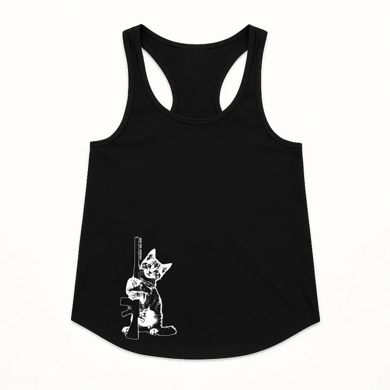 Load image into Gallery viewer, Women&#39;s | Ain&#39;t Kitten Around | Tank Top - Arm The Animals Clothing LLC
