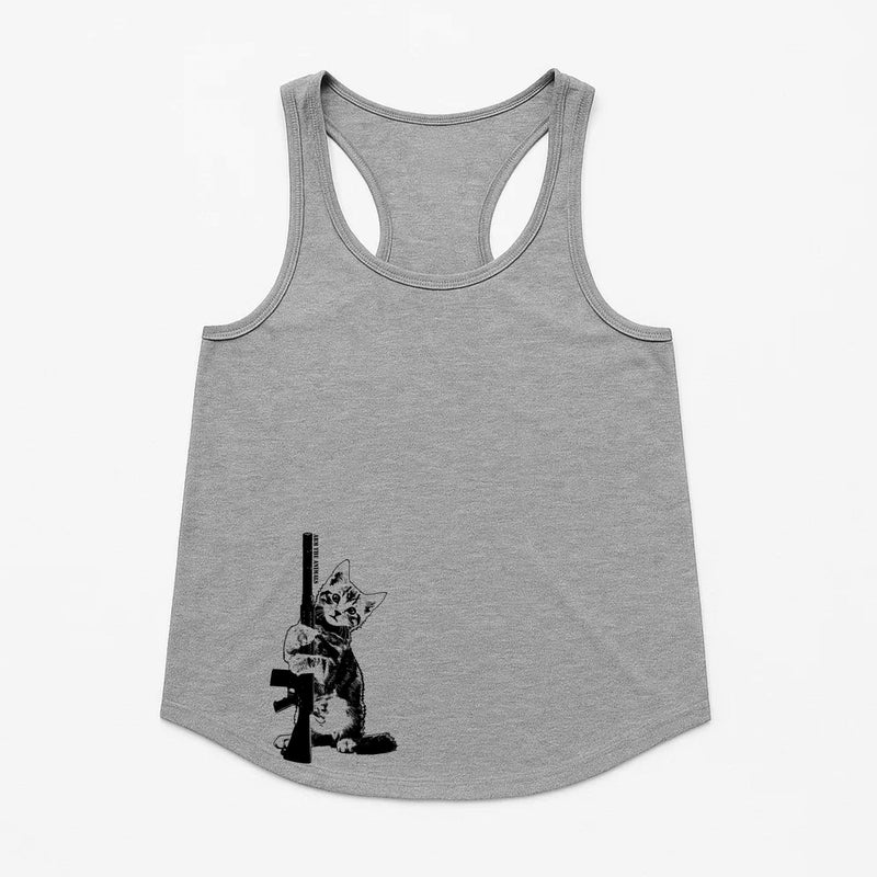 Load image into Gallery viewer, Women&#39;s | Ain&#39;t Kitten Around | Tank Top - Arm The Animals Clothing LLC
