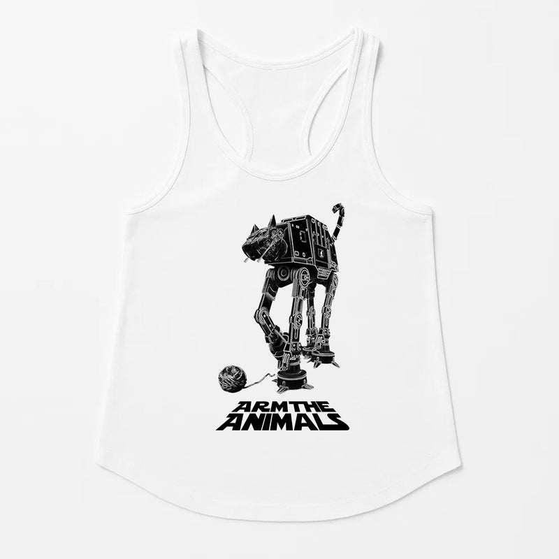 Load image into Gallery viewer, Women&#39;s | Cat - At | Tank Top - Arm The Animals Clothing LLC
