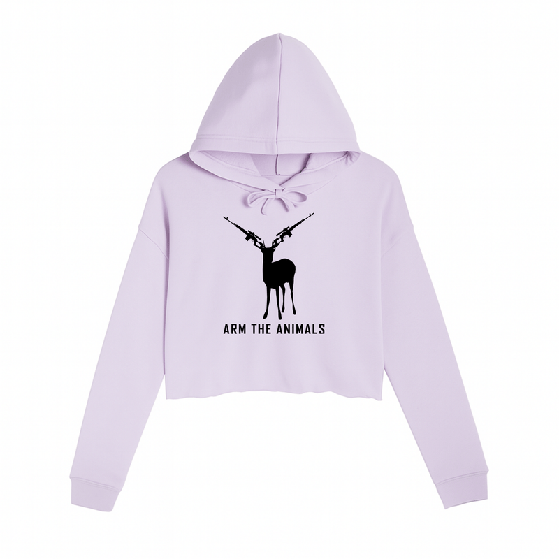 Load image into Gallery viewer, Women&#39;s | Dear Hunter | Crop Hoodie - Arm The Animals Clothing LLC

