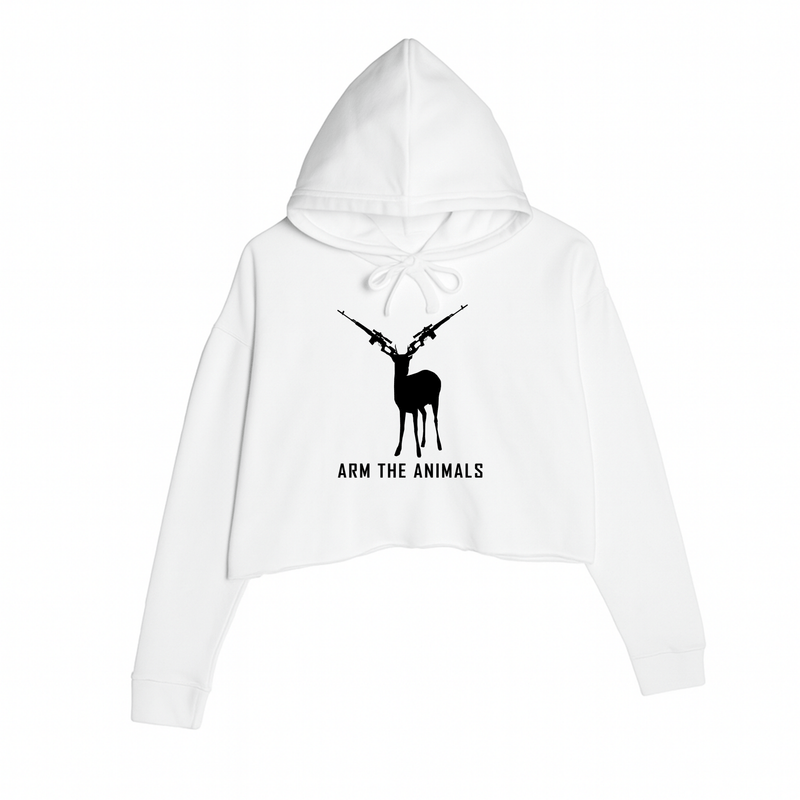 Load image into Gallery viewer, Women&#39;s | Dear Hunter | Crop Hoodie - Arm The Animals Clothing LLC
