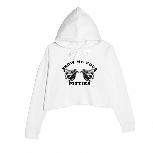 Women's | My Pitties | Crop Hoodie - Arm The Animals Clothing LLC