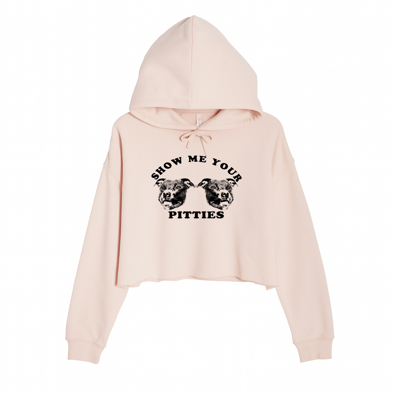 Load image into Gallery viewer, Women&#39;s | My Pitties | Crop Hoodie - Arm The Animals Clothing LLC
