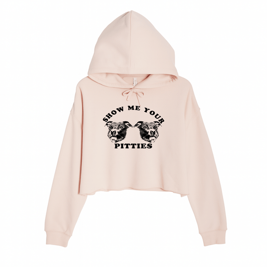 Women's | My Pitties | Crop Hoodie - Arm The Animals Clothing LLC