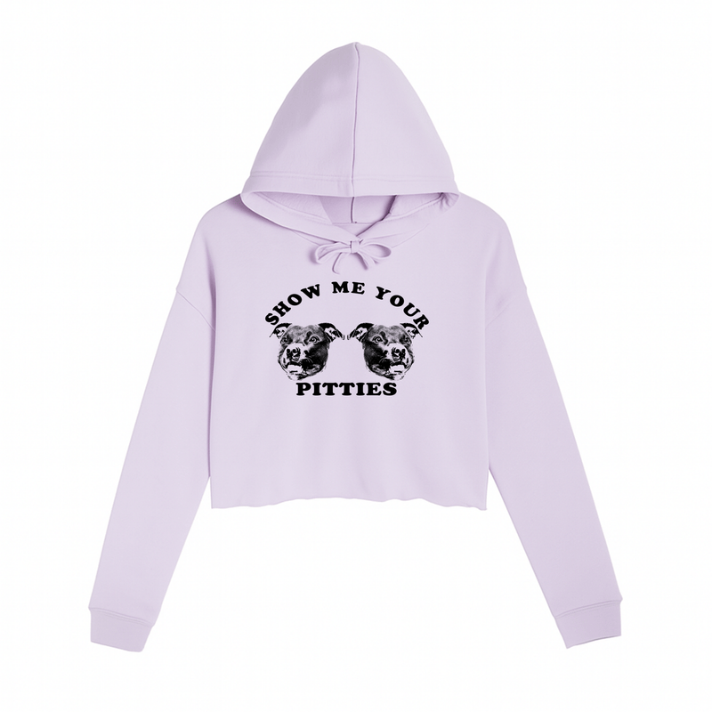 Load image into Gallery viewer, Women&#39;s | My Pitties | Crop Hoodie - Arm The Animals Clothing LLC
