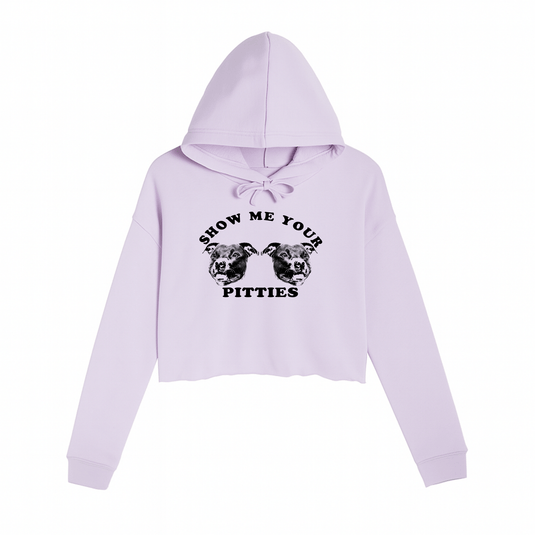 Women's | My Pitties | Crop Hoodie - Arm The Animals Clothing LLC