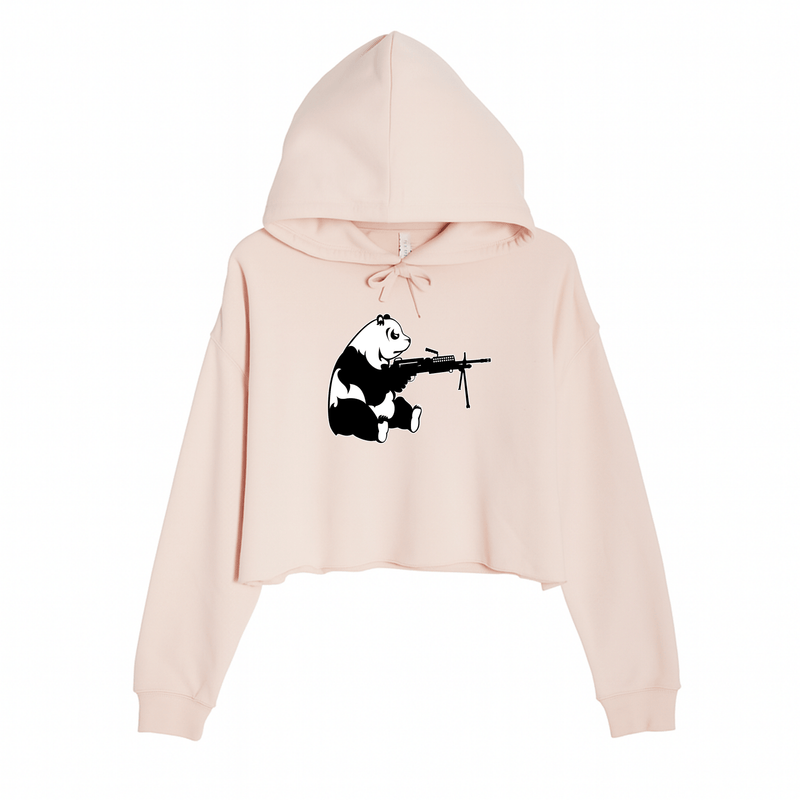 Load image into Gallery viewer, Women&#39;s | Pandemic | Crop Hoodie - Arm The Animals Clothing LLC
