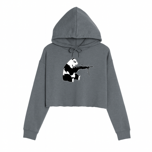 Women's | Pandemic | Crop Hoodie - Arm The Animals Clothing LLC