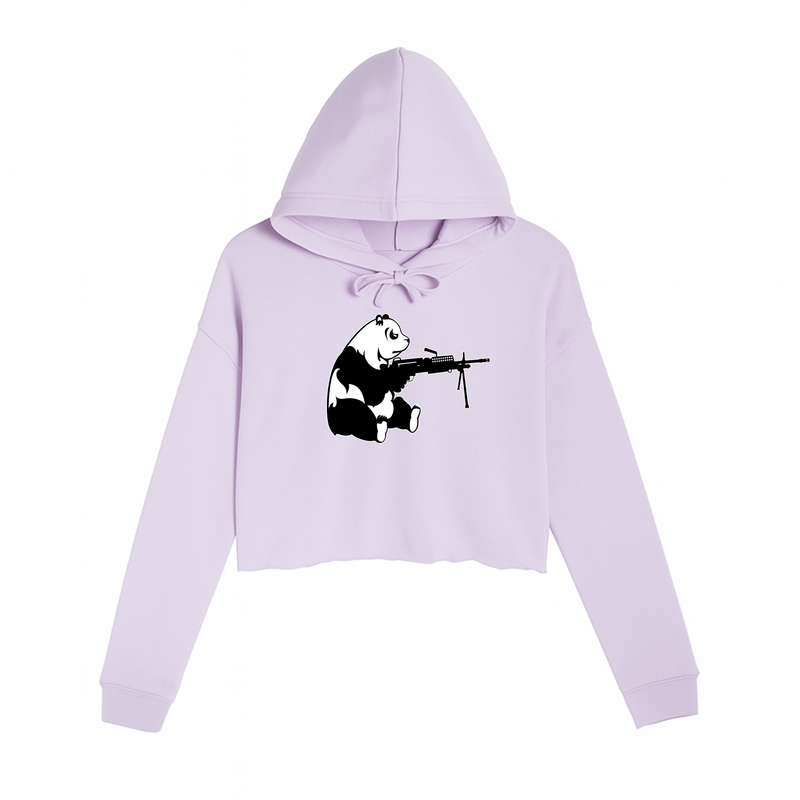 Load image into Gallery viewer, Women&#39;s | Pandemic | Crop Hoodie - Arm The Animals Clothing LLC
