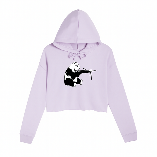Women's | Pandemic | Crop Hoodie - Arm The Animals Clothing LLC