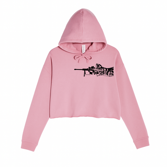 Women's | Scout Snipurr | Crop Hoodie - Arm The Animals Clothing LLC