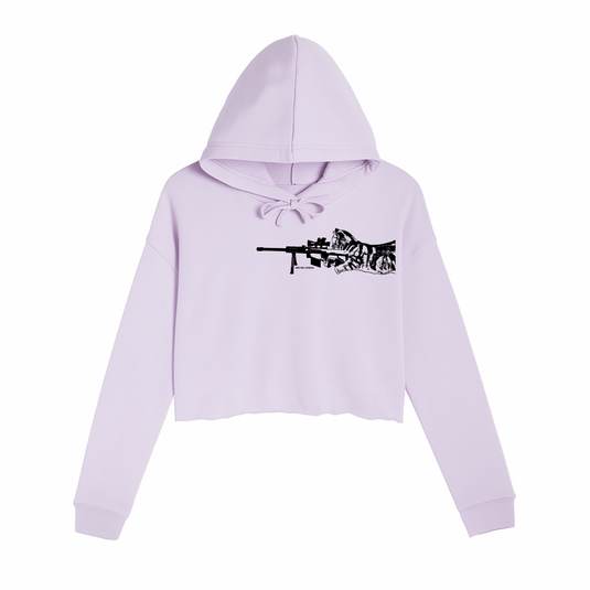 Women's | Scout Snipurr | Crop Hoodie - Arm The Animals Clothing LLC