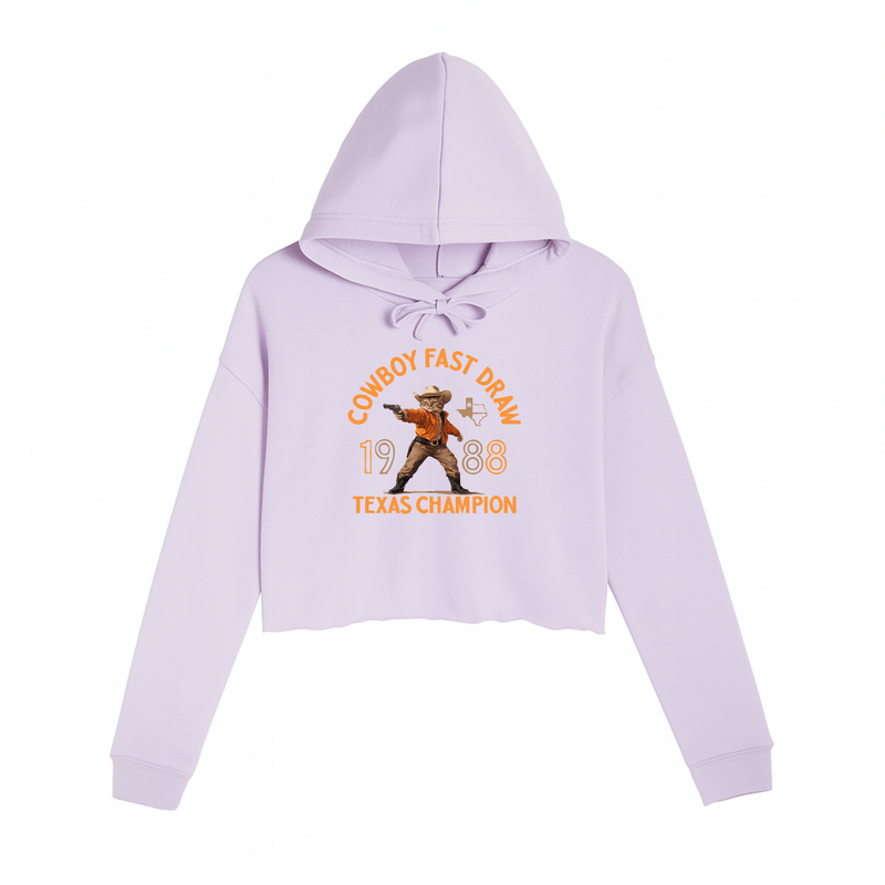 Load image into Gallery viewer, Women&#39;s | Texas Standoff | Crop Hoodie - Arm The Animals Clothing LLC
