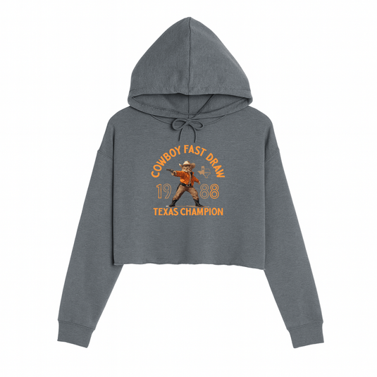Women's | Texas Standoff | Crop Hoodie - Arm The Animals Clothing LLC