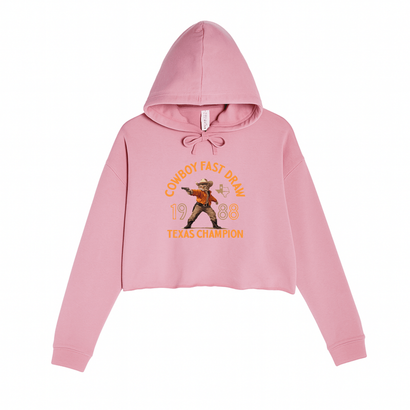 Load image into Gallery viewer, Women&#39;s | Texas Standoff | Crop Hoodie - Arm The Animals Clothing LLC
