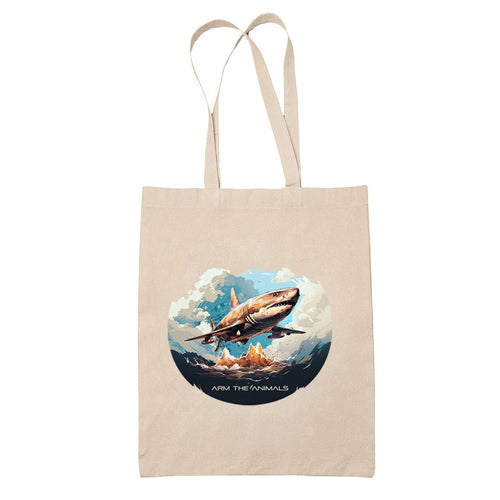 Accessories | Air Shark | Tote Bag - Arm The Animals Clothing LLC