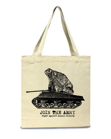 Accessories | Army of Toads | Tote Bag - Arm The Animals Clothing Co.
