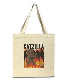 Accessories | Catzilla | Tote Bag - Arm The Animals Clothing Co.