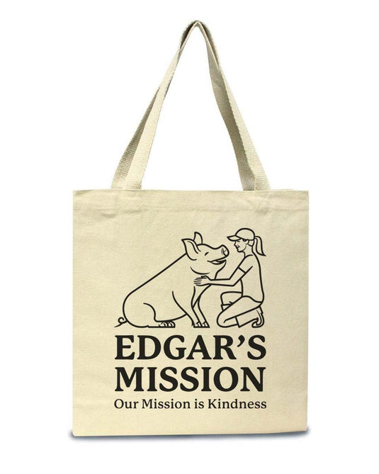 Accessories | Edgar's Mission Logo | Tote Bag - Arm The Animals Clothing Co.