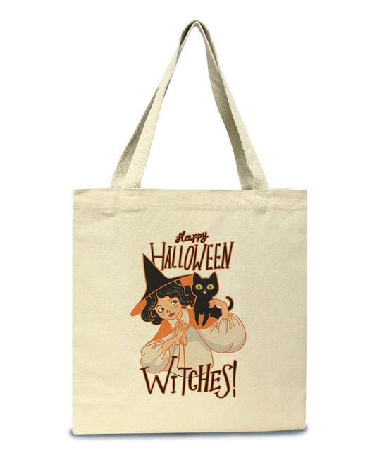 Accessories | Happy Halloween WITCHES | Tote Bag - Arm The Animals Clothing Co.