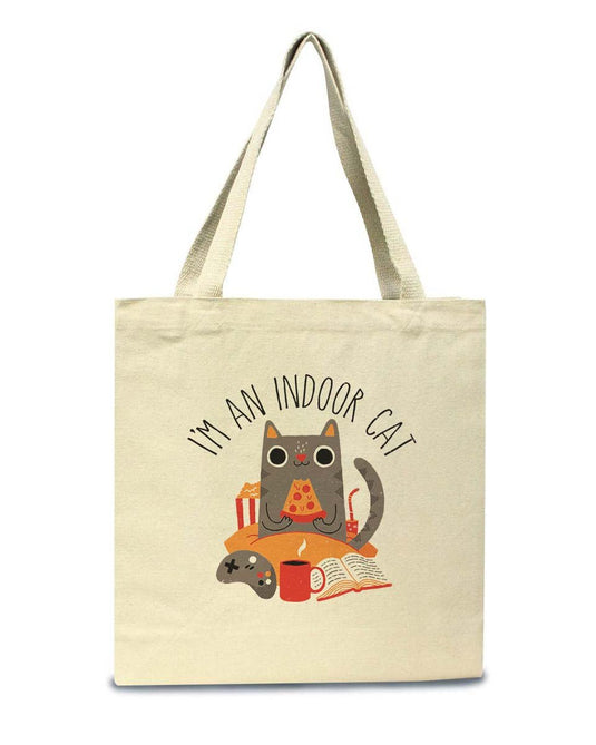 Accessories | Indoor Cat | Tote Bag - Arm The Animals Clothing Co.