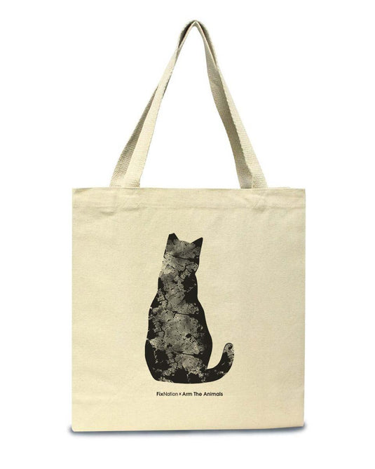 Accessories | Marble Kitten | Tote Bag - Arm The Animals Clothing Co.
