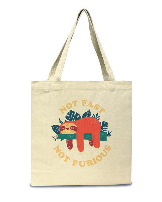 Accessories | Not Fast, Not Furious | Tote Bag - Arm The Animals Clothing Co.