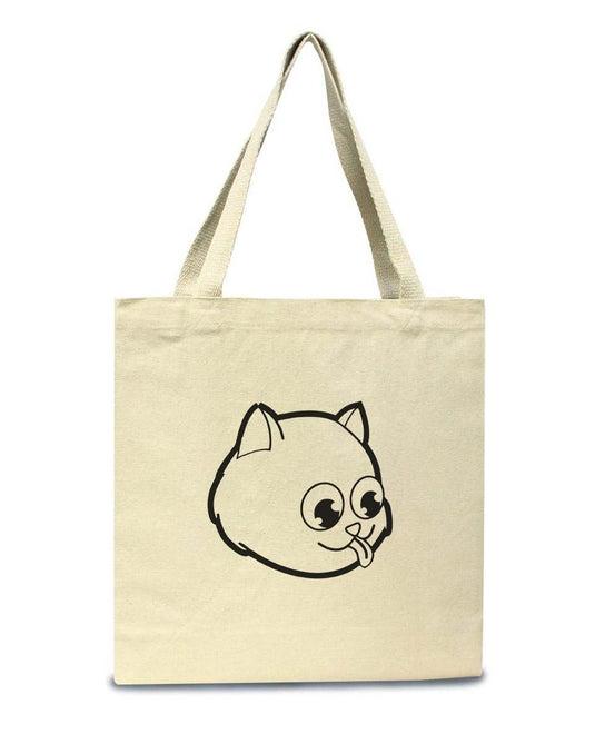 Accessories | Pocket Tongue Out | Tote Bag - Arm The Animals Clothing Co.