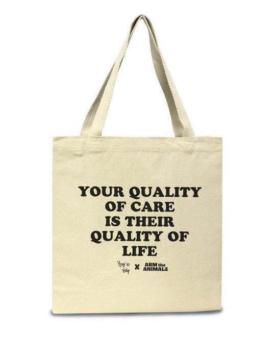 Accessories | Quality Of Care | Tote Bag - Arm The Animals Clothing LLC