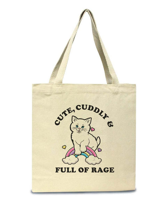 Accessories | Rage Kitty | Tote Bag - Arm The Animals Clothing Co.
